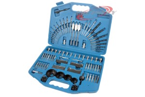 125pc Power Drill Bit & Driver Set Hole Saw Set Multi-Bit Sets Tool Kit Bits Set